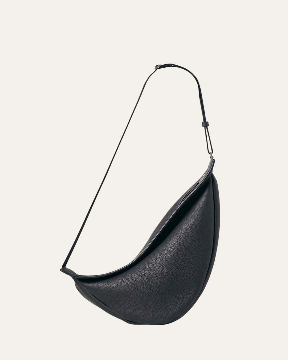 Slouchy Banana Large Crossbody in Lux Grained Calfskin